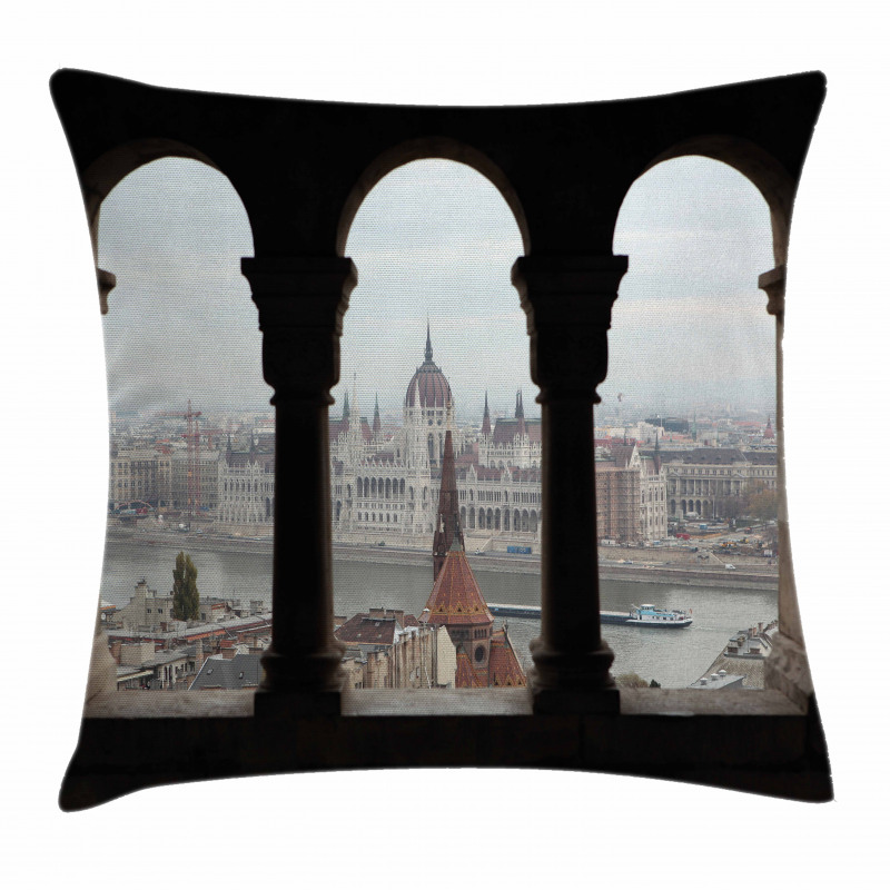 Hungarian Parliament Pillow Cover