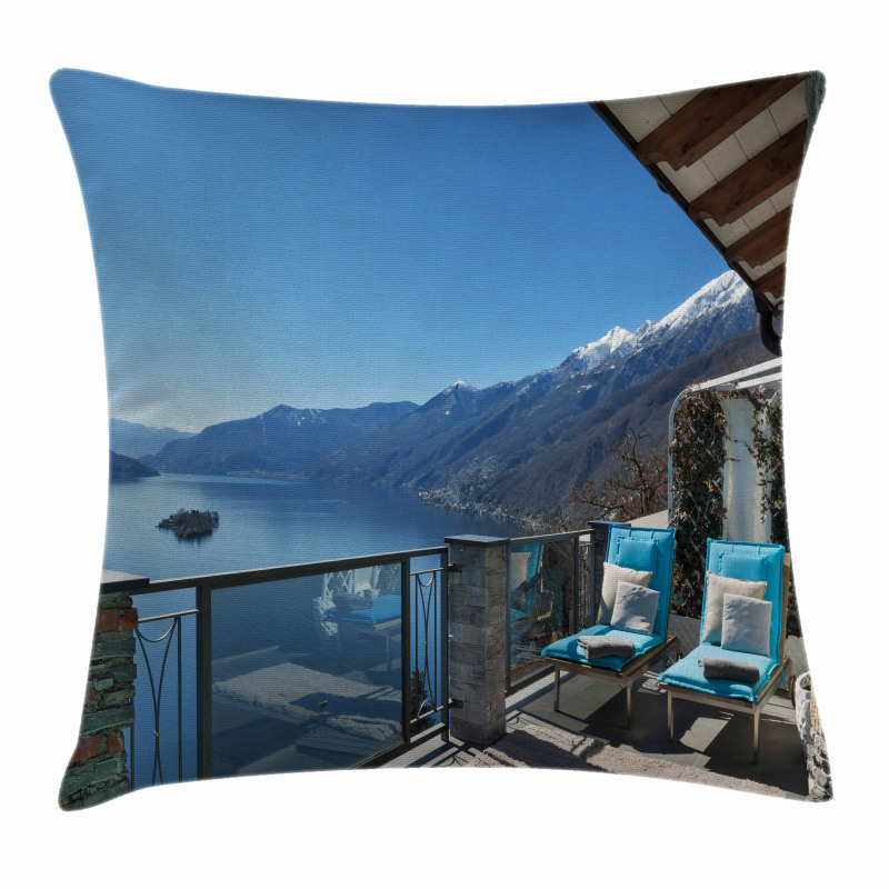 Lake Sea View Holiday Pillow Cover