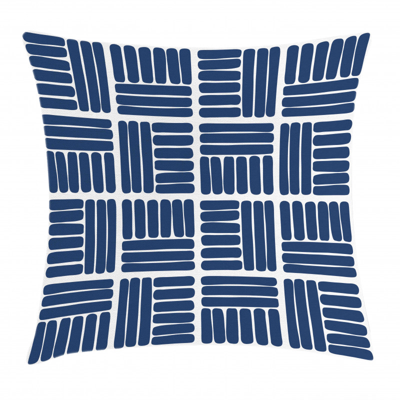 Stripes in Squares Pillow Cover