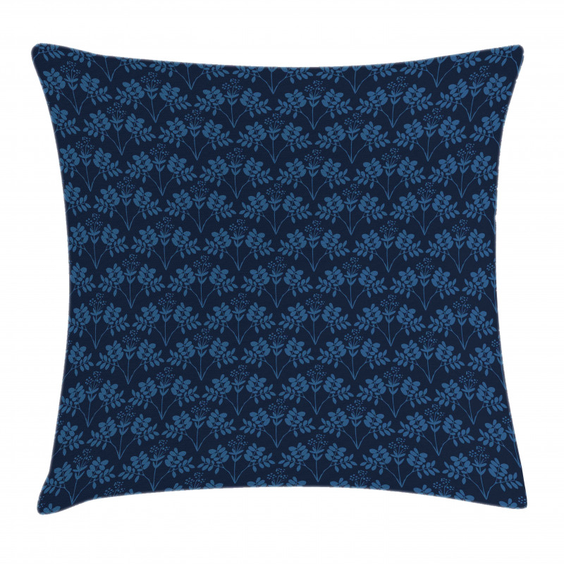 Ocean Inspired Flowers Pillow Cover