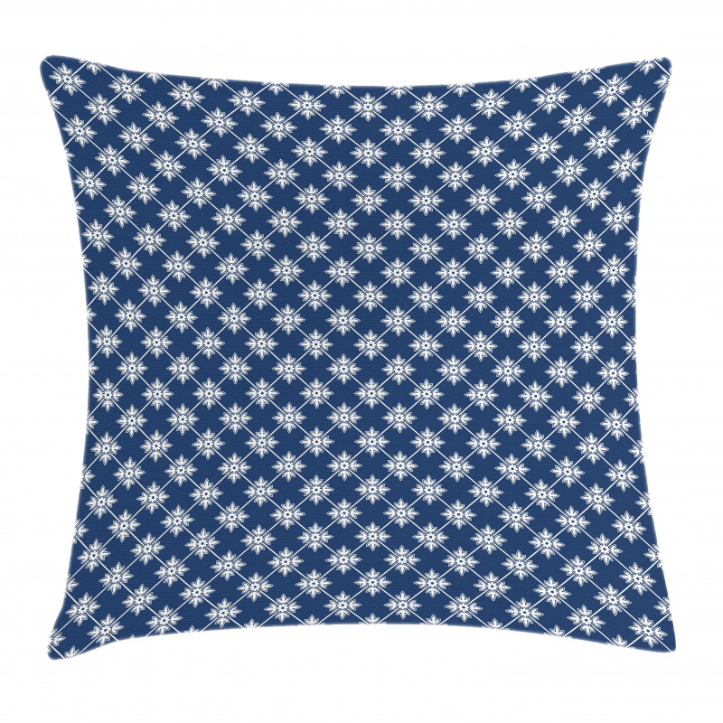 Greek House Tile Themed Pillow Cover