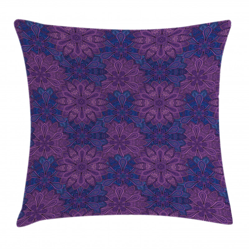 Paisley Flower Pillow Cover
