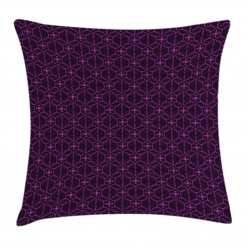 Swirl Leaf Details Pillow Cover