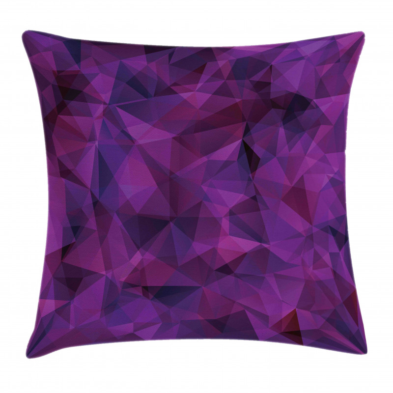 Triangle Purple Shape Pillow Cover
