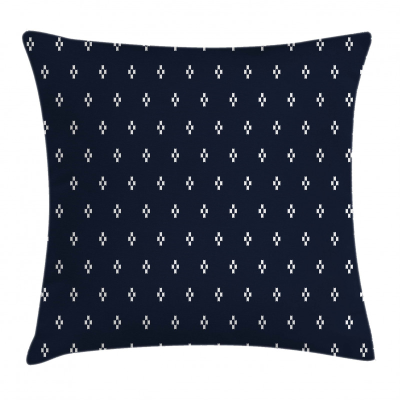 Navy Inspired Pattern Pillow Cover