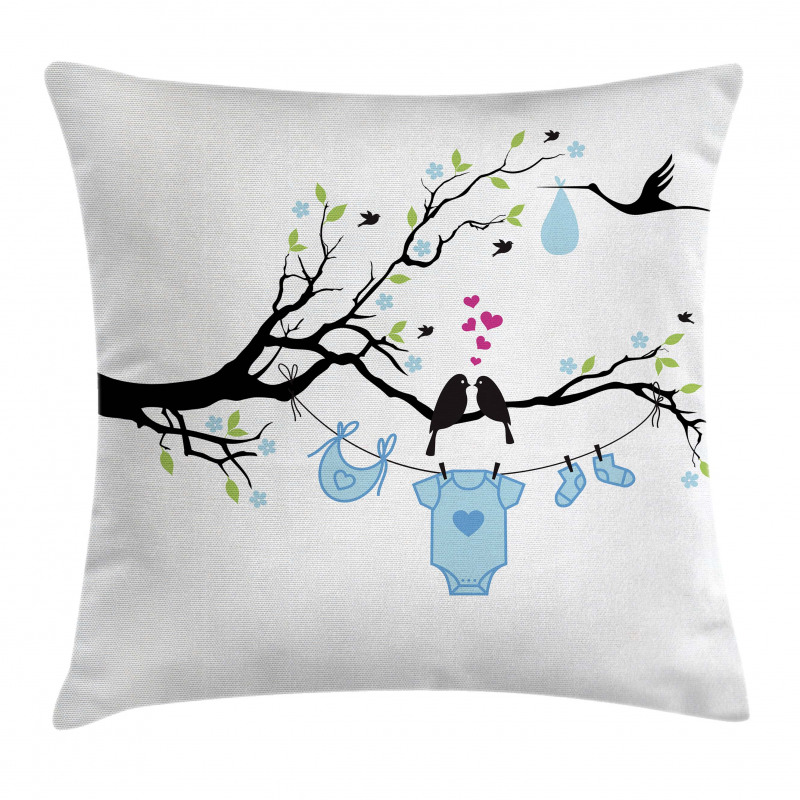 Birds Child Clothes Pillow Cover