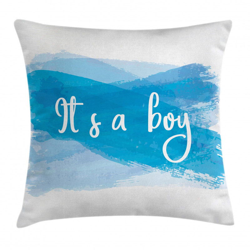 It's Boy Abstract Pillow Cover