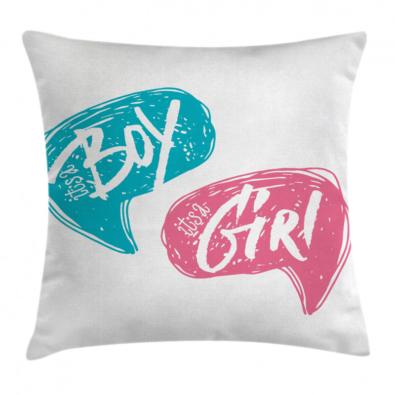 Boy and Girl Toddlers Pillow Cover