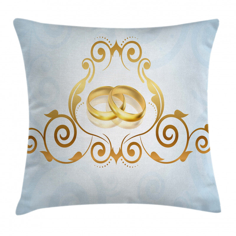 Vintage Classic Rings Pillow Cover