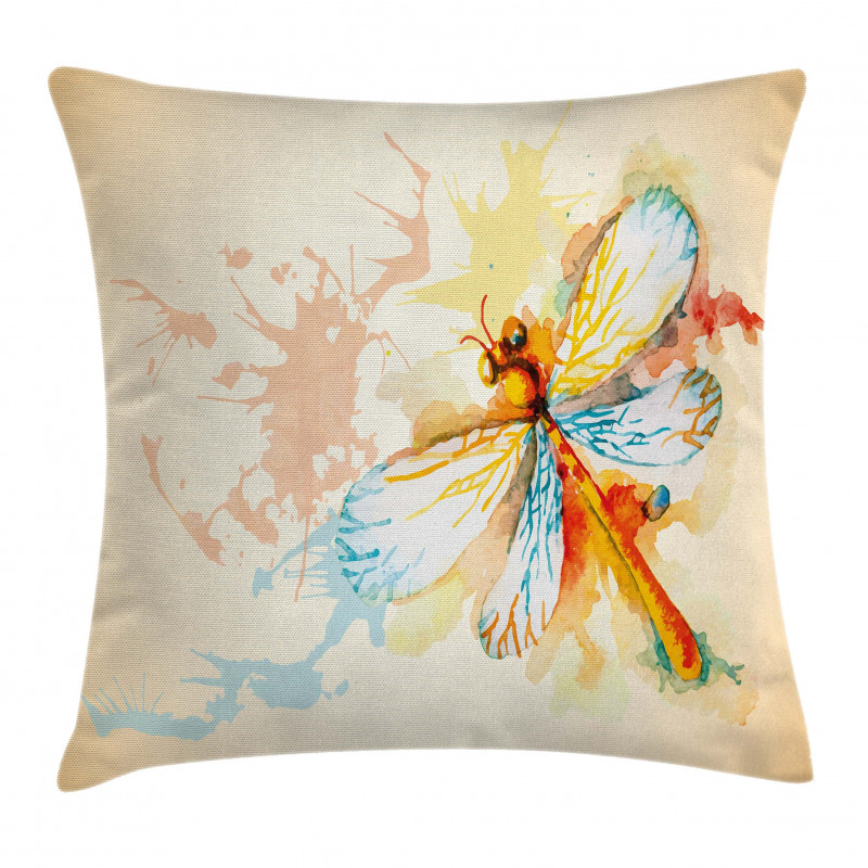 Dragonfly Moth Bug Pillow Cover