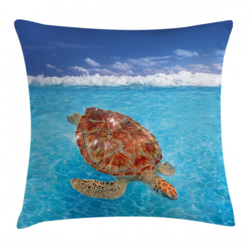 Chelonia Water Surface Pillow Cover