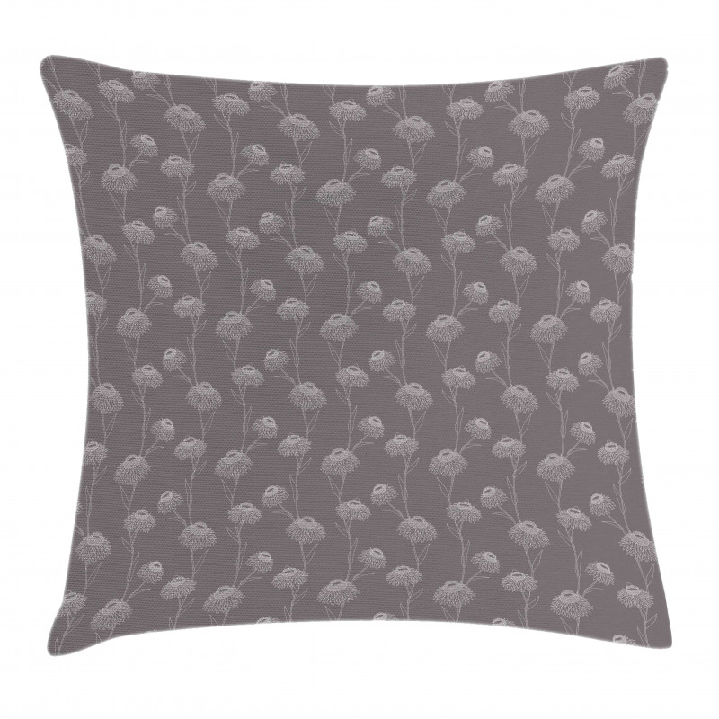 Chrysanthemum Flowers Pillow Cover