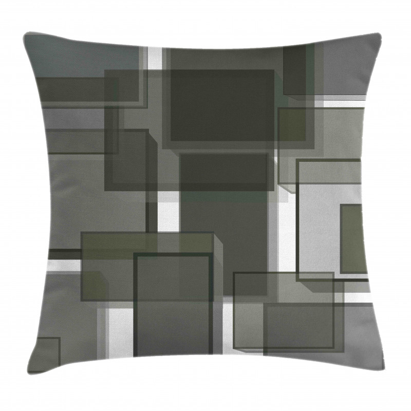 Cubes Modern Abstract Pillow Cover