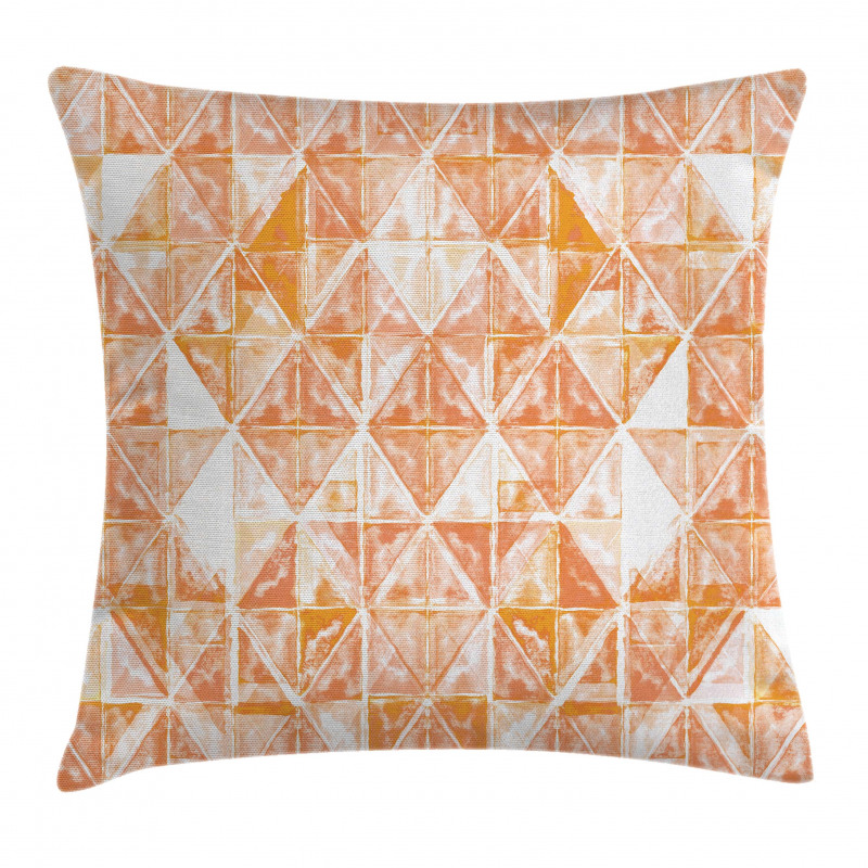 Triangular Grid Artwork Pillow Cover