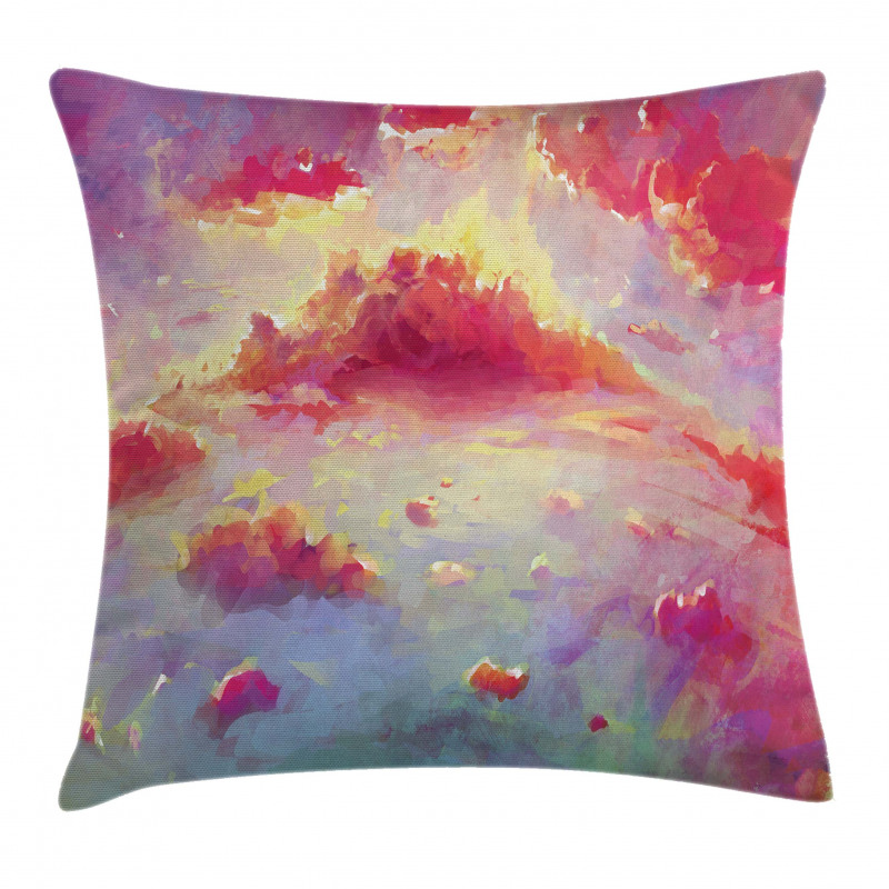 Vibrant Clouds Scenic Pillow Cover