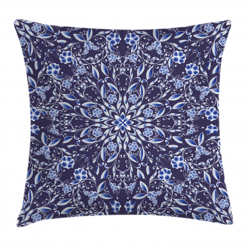 Chinese Style Floral Pillow Cover