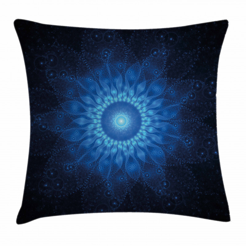 Space Mandala Artwork Pillow Cover