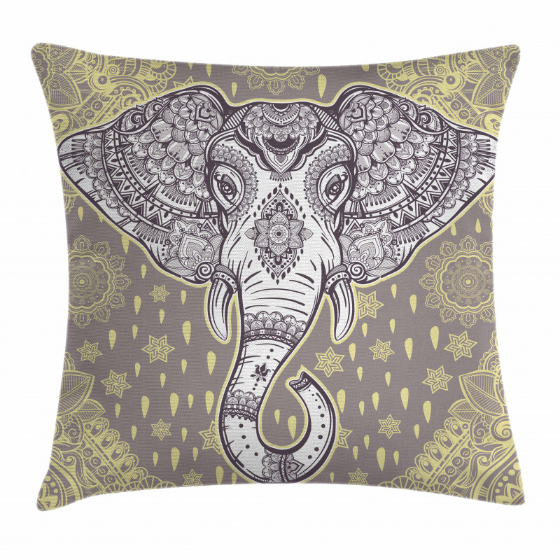 Tribal Sacred Icon Pillow Cover