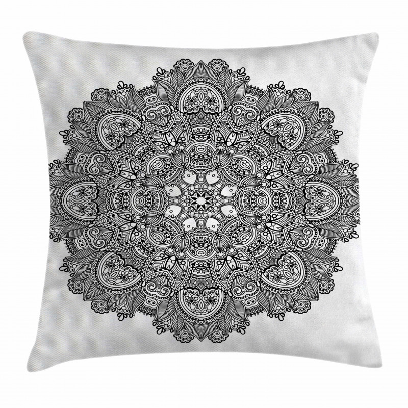 Detailed Mosaic Theme Pillow Cover