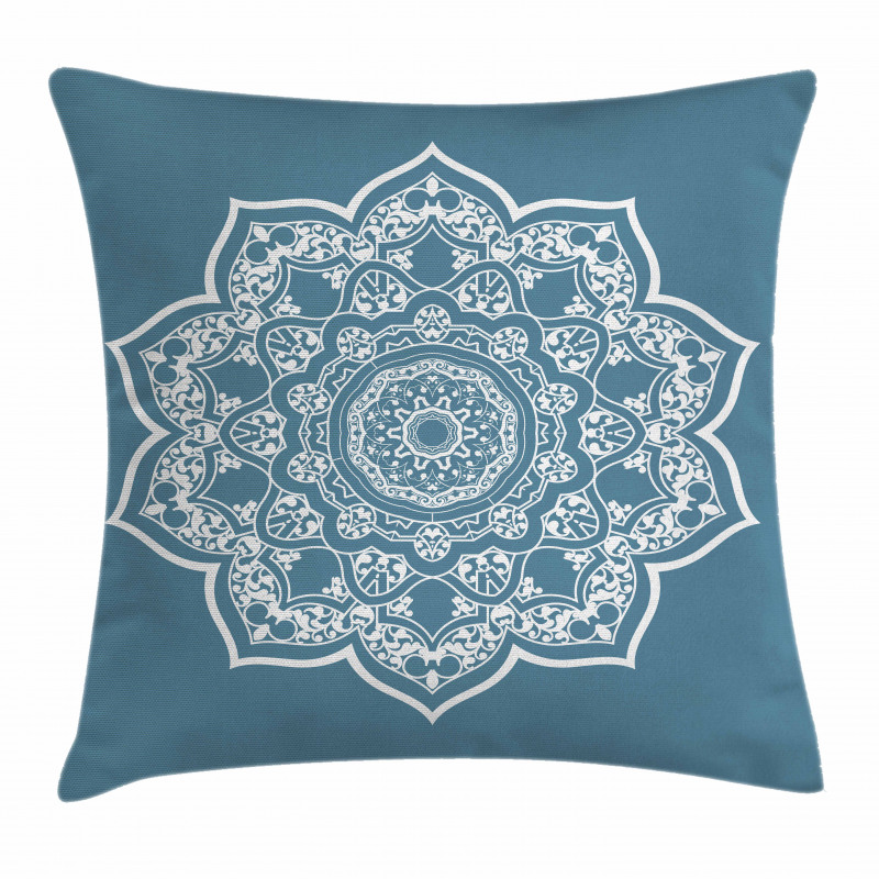 Lace Style Royal Round Pillow Cover
