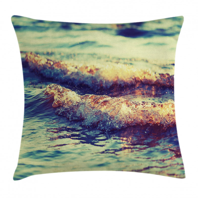 Calm Sea Theme Pastoral Pillow Cover