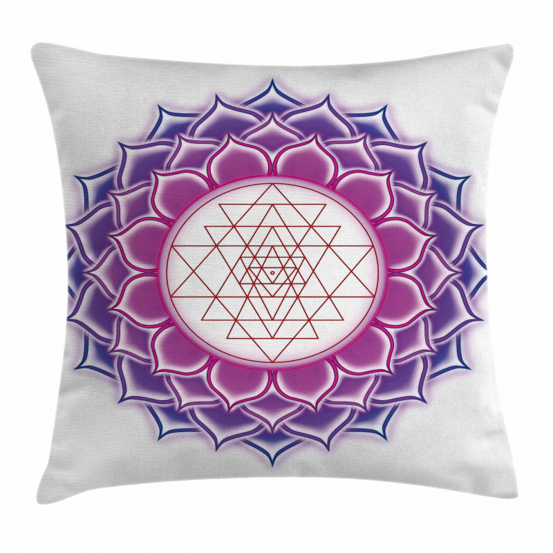 Mystical Yantra Mandala Pillow Cover