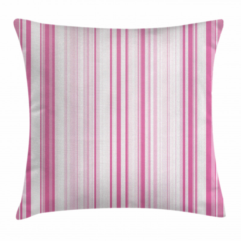 Vertically Striped Pillow Cover