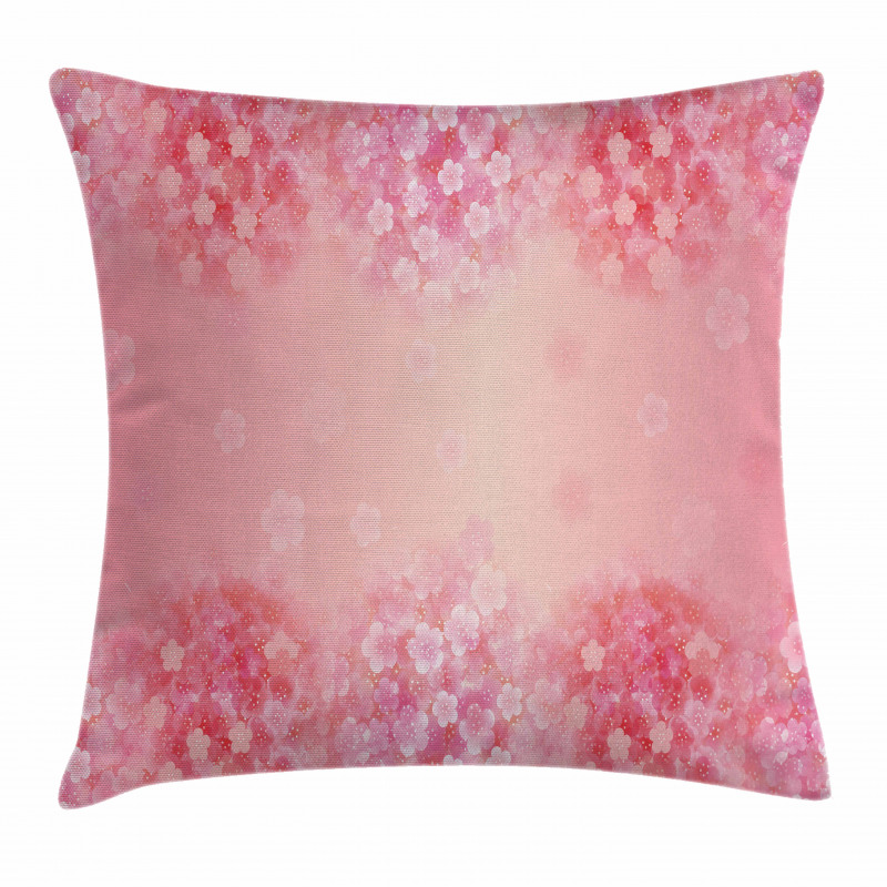 Plum Blossom Botany Pillow Cover
