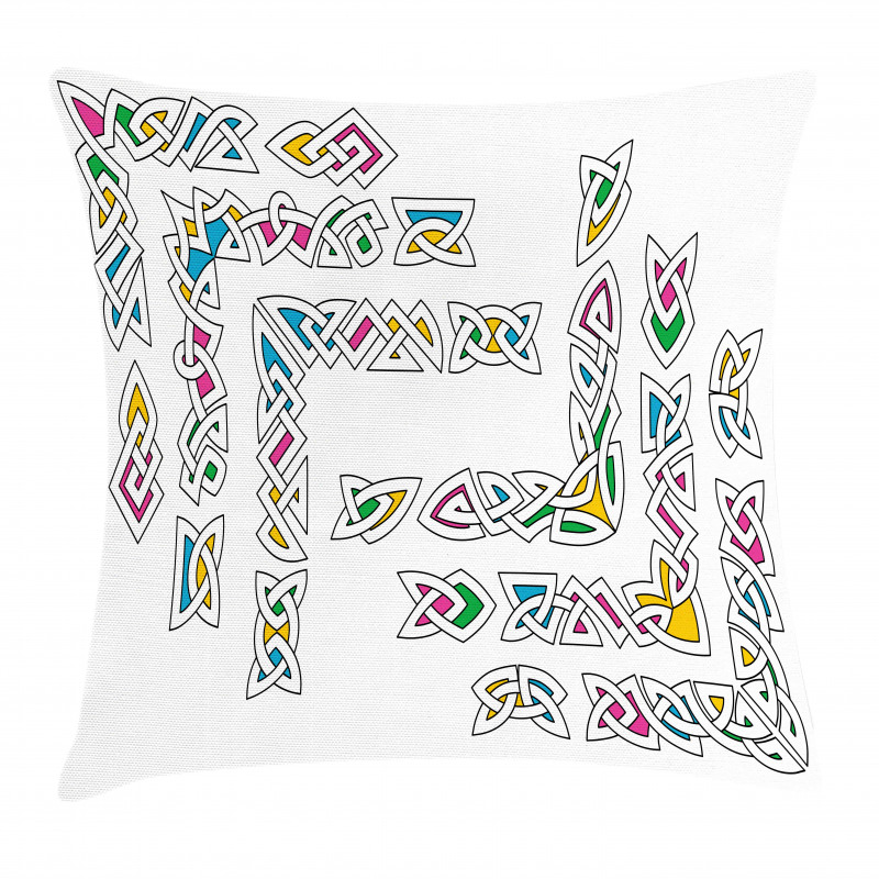 Gaelic Ornament Patterns Pillow Cover