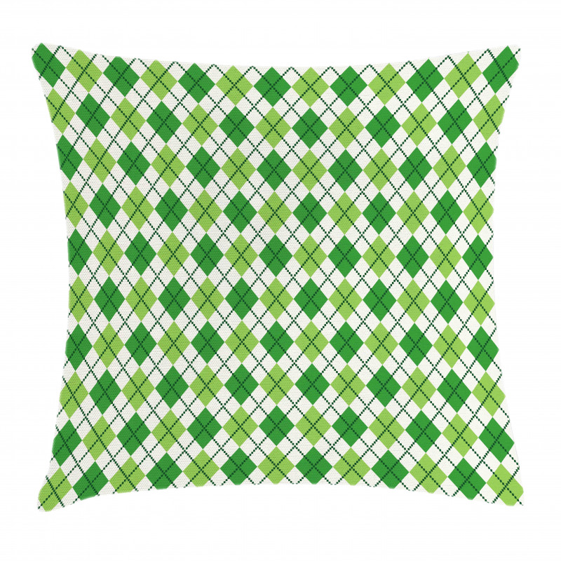 Classical Argyle Pattern Pillow Cover