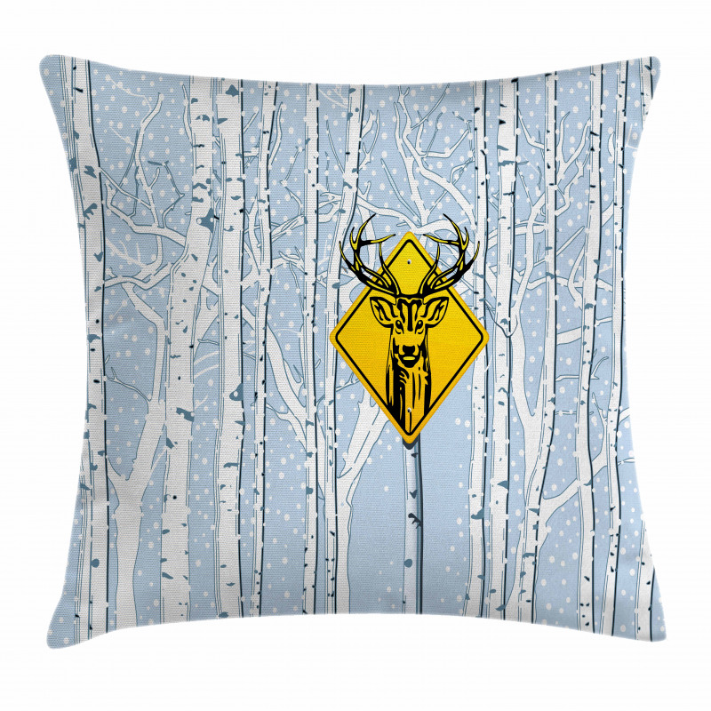 Attention Deer Pillow Cover