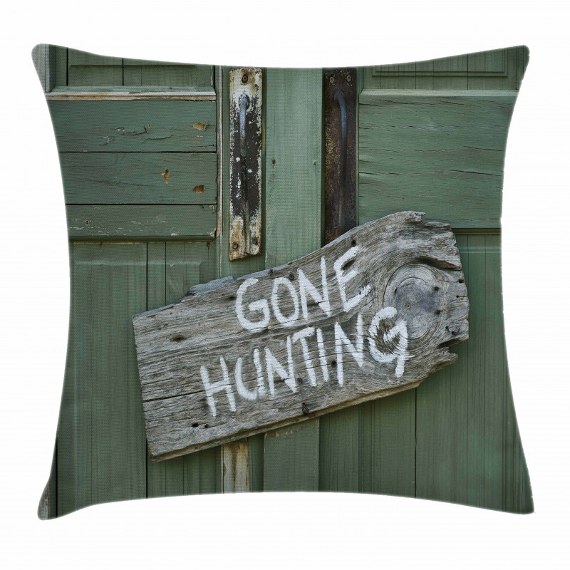 Old Cottage Door Pillow Cover