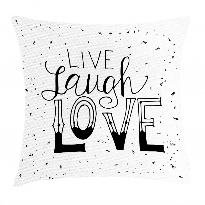 Words Hipster Pillow Cover