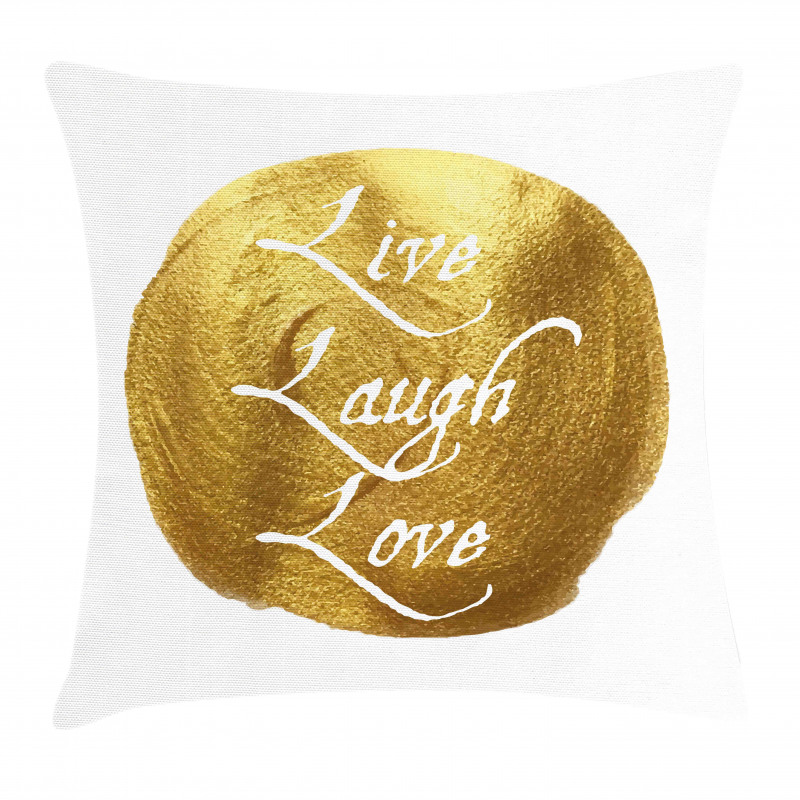 Big Spot Words Pillow Cover