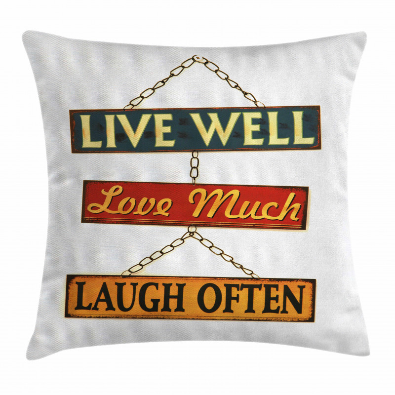 Rusty Signs Pillow Cover