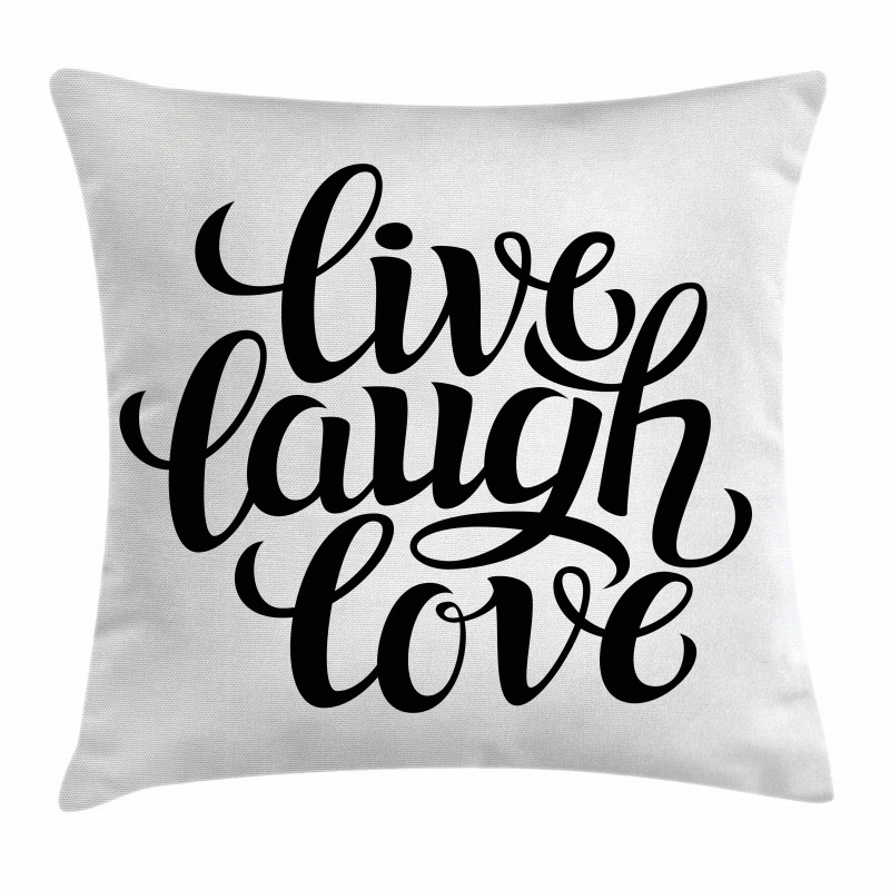 Words Pillow Cover