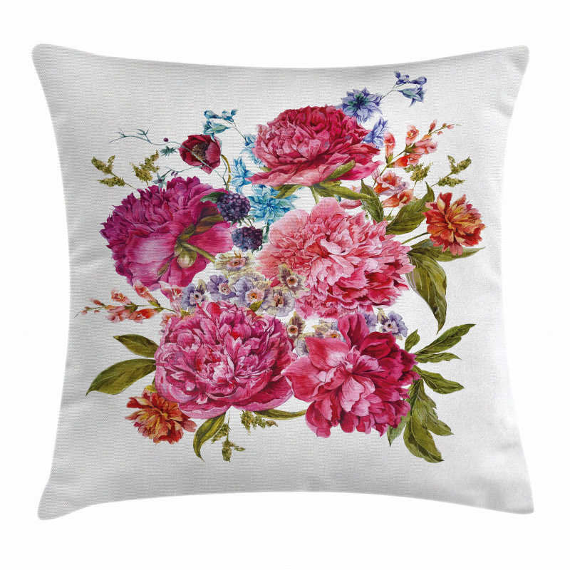 Gentle Summer Flora Pillow Cover