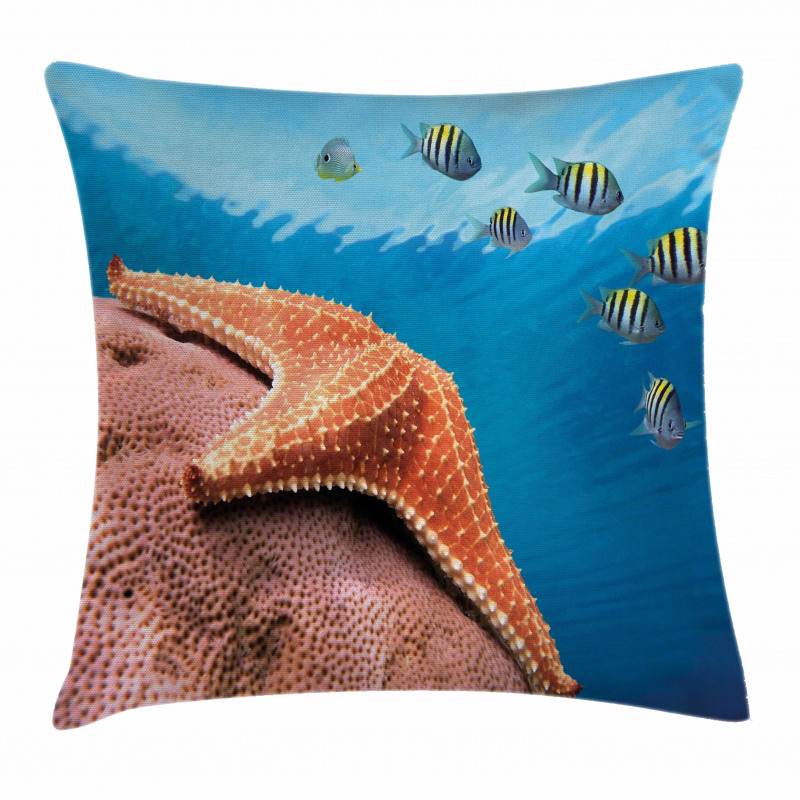 Coral Fishes Sea Pillow Cover