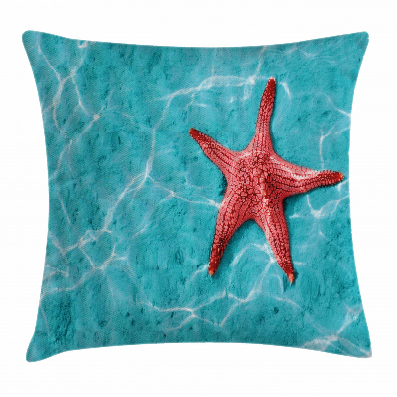 Vivid Blue Water Pillow Cover