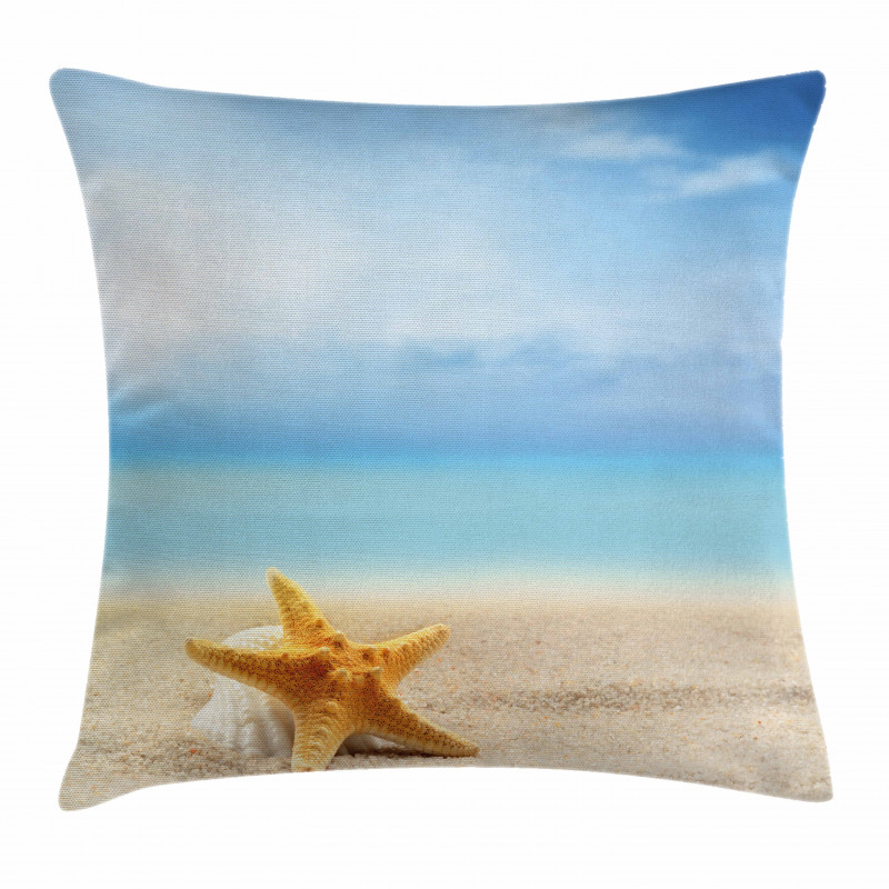 Scallop Sea Star Pillow Cover