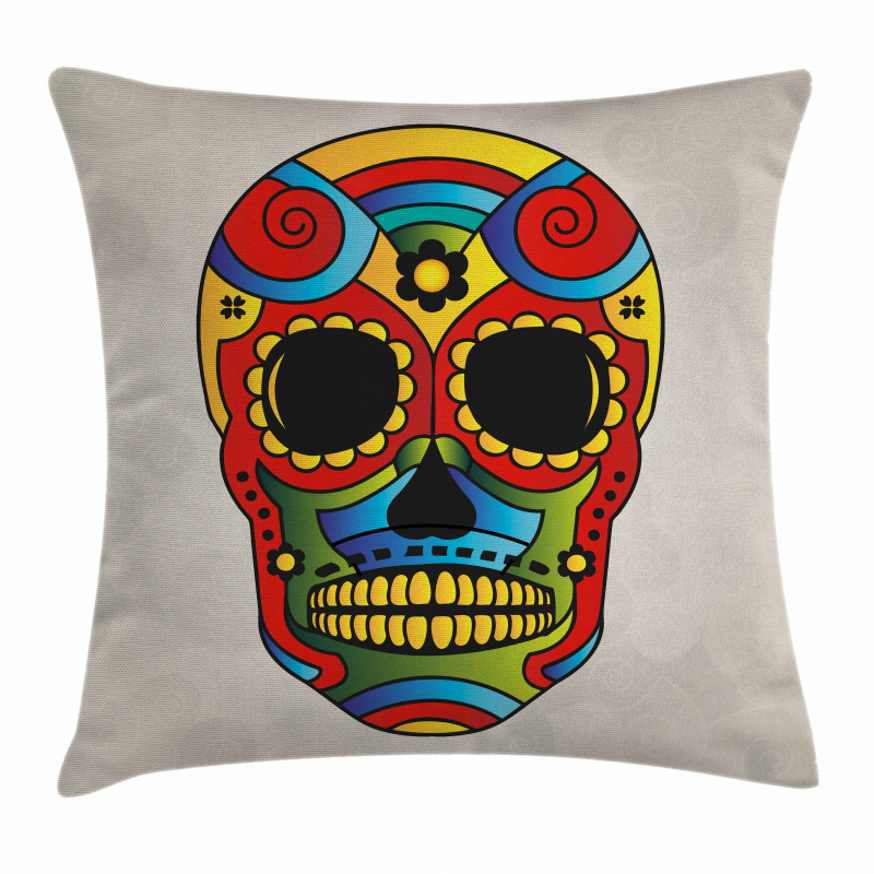 Latin Macabre Myth Pillow Cover