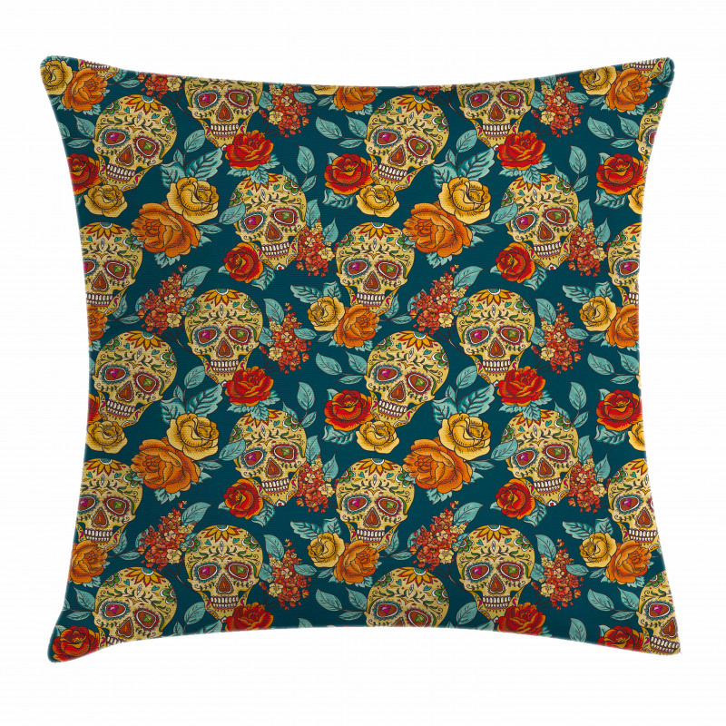 Diamond Eyes Roses Pillow Cover