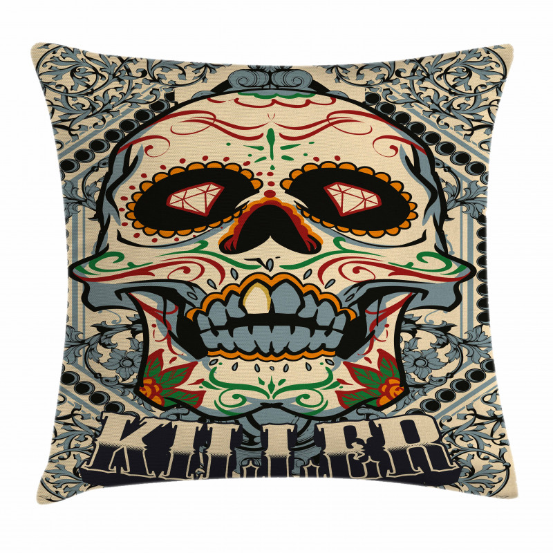 Gothic Killer Frame Pillow Cover