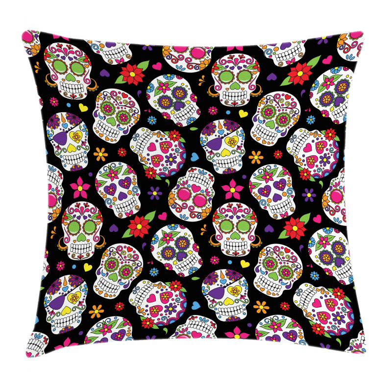 Mexico Themed Design Pillow Cover