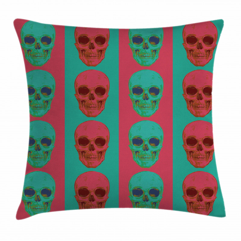 Skull Gothic Pillow Cover