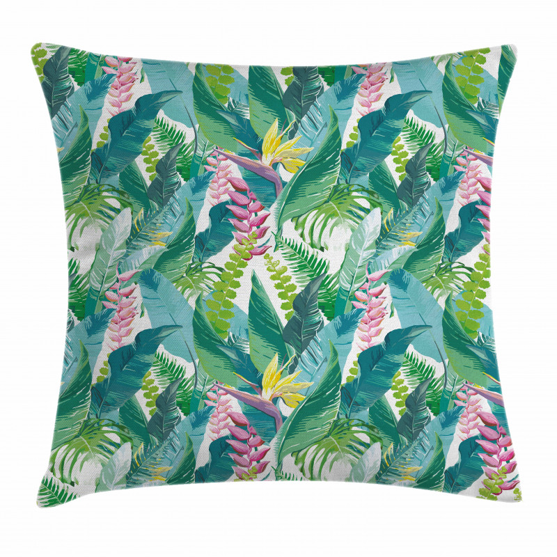 Flowers Plumeria Lilacs Pillow Cover