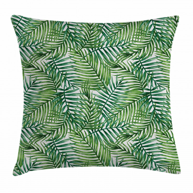 Botanical Wild Palm Trees Pillow Cover