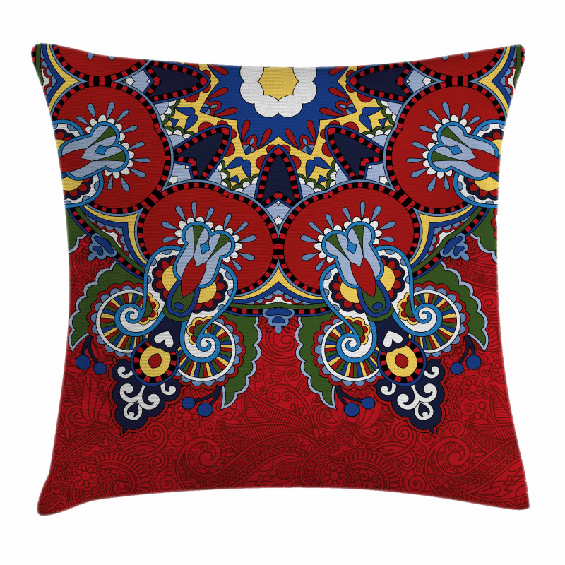 Ukranian Ethnic Pillow Cover