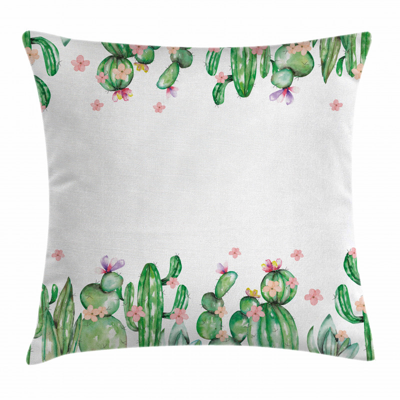 Tender Romantic Blossoms Pillow Cover
