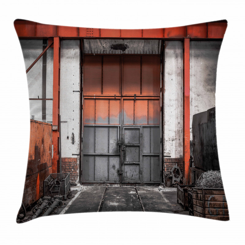 Old Gate Entrance Pillow Cover
